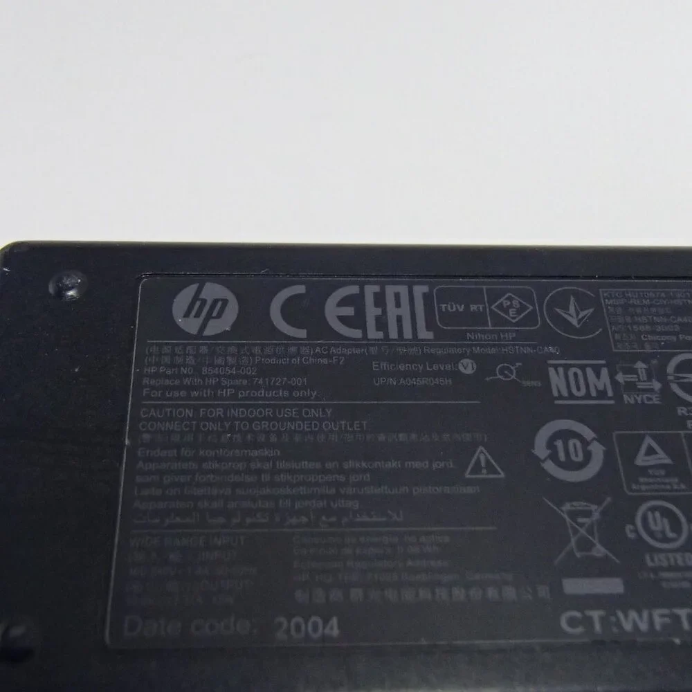 HP 854054-002 45w 19.5V 2.31A 3.0mm Blue Tip hstnn-ca40